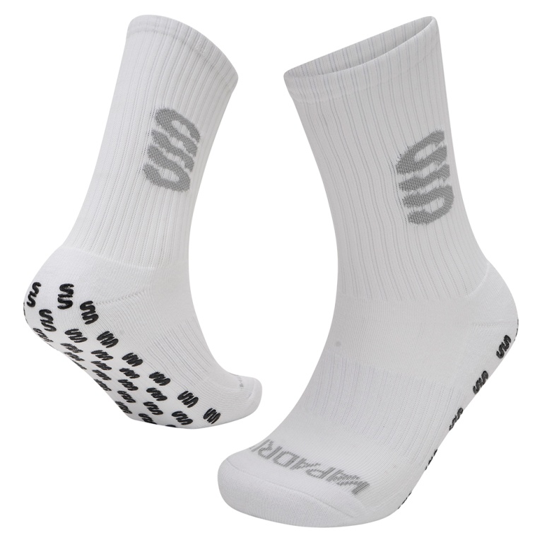 DMU Sport - Quarter Gripper Sock - White