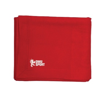 DMU Sport - Heavy Blend Fleece Stadium Blanket - Red