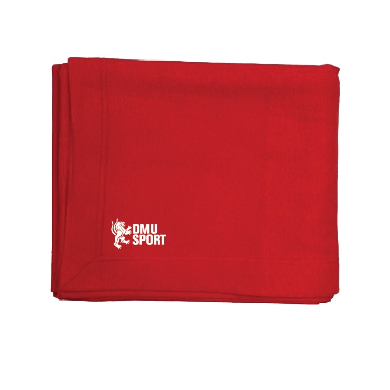 DMU Sport - Heavy Blend Fleece Stadium Blanket - Red