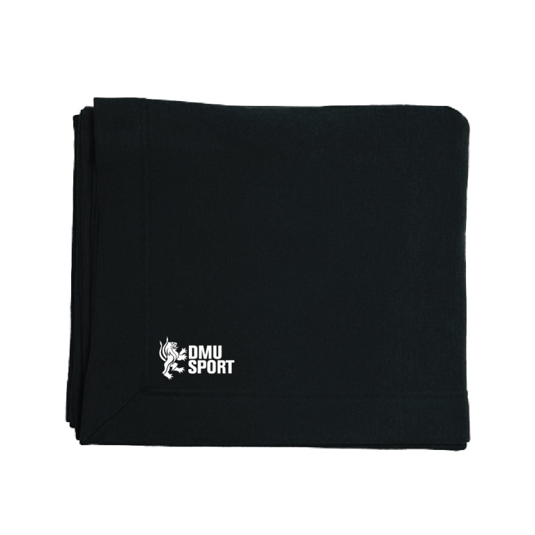 DMU Sport - Heavy Blend Fleece Stadium Blanket - Black